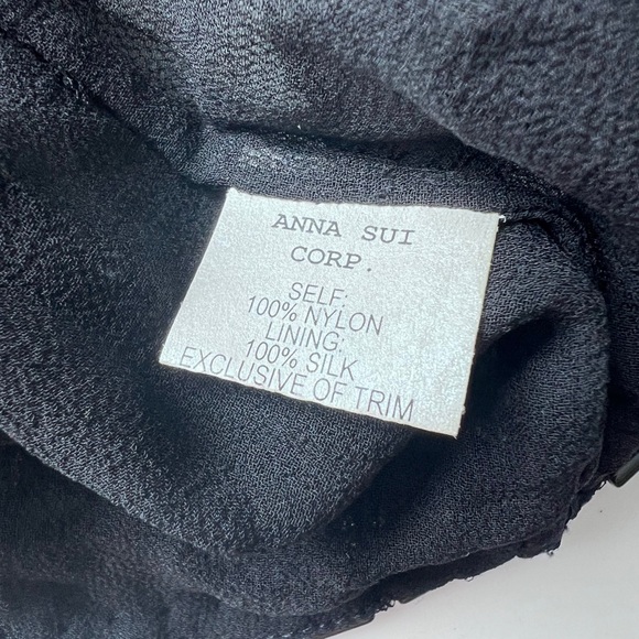 Anna Sui jacket size 4 sequin shawl coverup - Picture 5 of 9